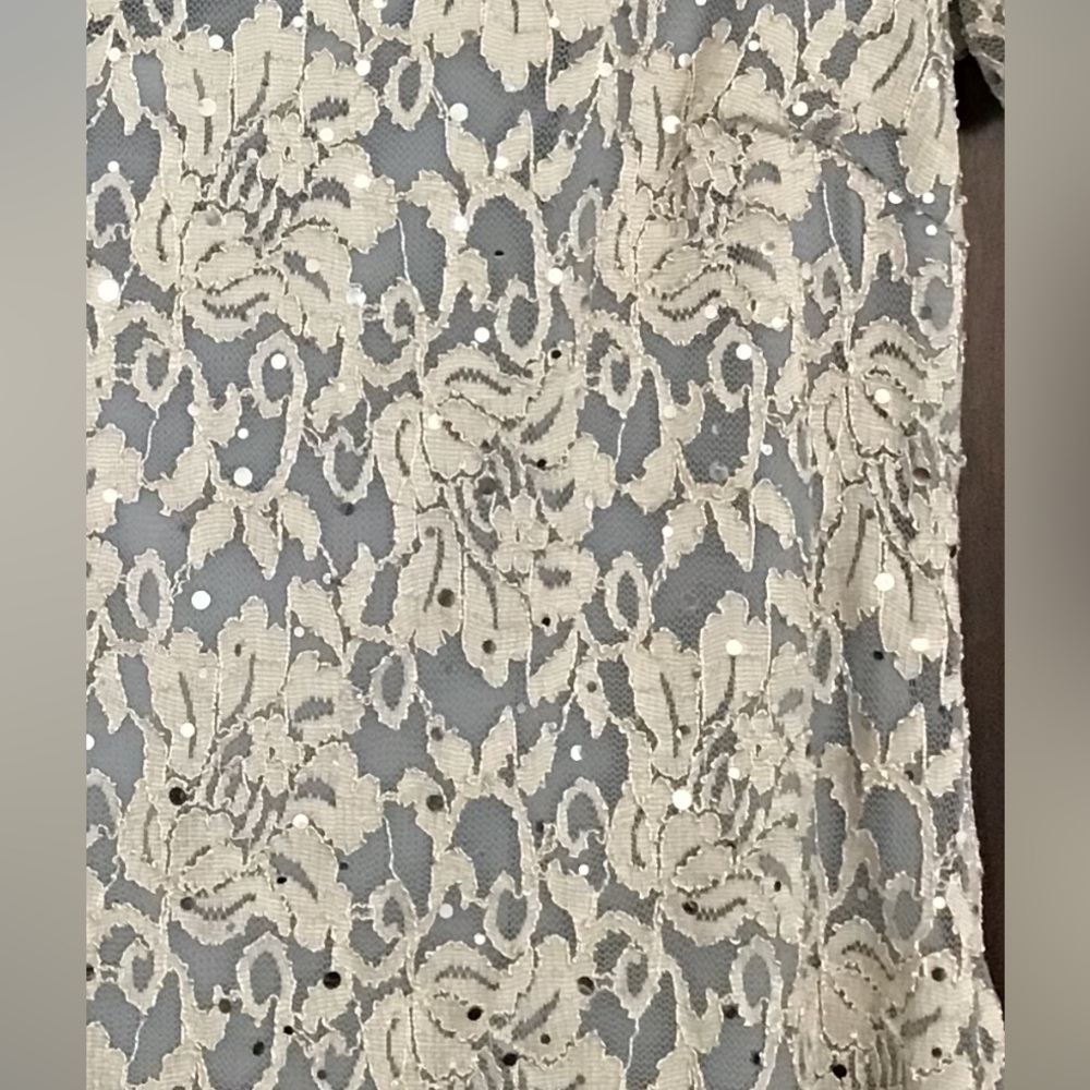 Baby Blue Lace Dress - Picture 5 of 7